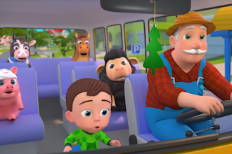 do 3d kids animated cartoon character music lyric video, rhymes learning video
