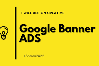 design creative google banner ads for web