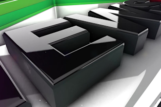 professional 3d news intro for TV and youtube