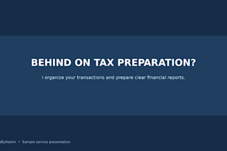 categorize expenses and prepare profit and loss report