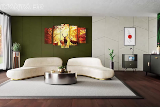 create realistic 3d interior and 3d environment