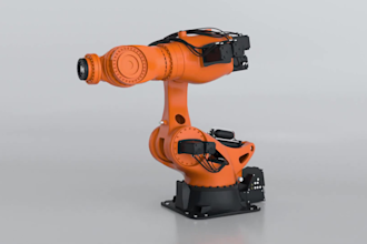 create realistic 3d robotic animation pick and place system animation arm model