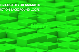 send you a high quality 3d motion background of animated cubes