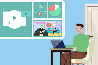 create animated explainer video or 2d animation motion graphics video within 24h