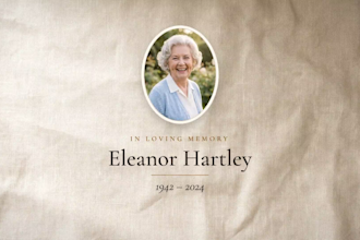 create a funeral memorial slideshow and celebration of life video