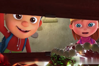3d kid animation video, cartoonist character, nursery rhymes cartoon music video
