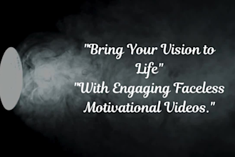 create faceless motivational videos for you