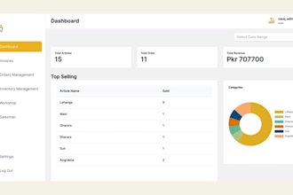 develop custom inventory management website