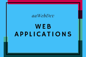 develop your web application as your full stack website developer