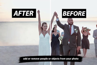 remove unwanted object people from photo