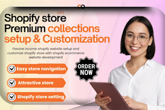 create easy to navigate shopify optimized product collection and categories