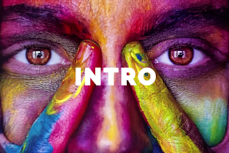do youtube intro or outro, stomp typography, trailer videos