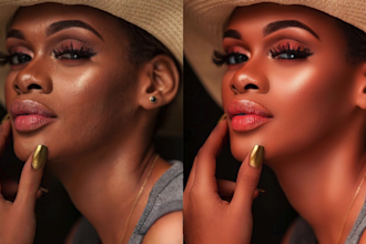 do high end retouch portraits, beauty images and headshots