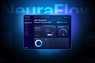 animate figma design, UI UX animation and saas product prototype video