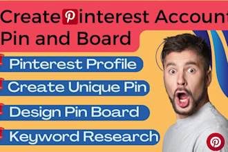 create a business pinterest account, pins and boards