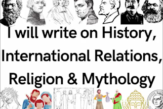 write on history, international relations, religion, society