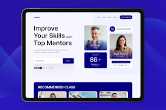 do custom figma website design and UI UX