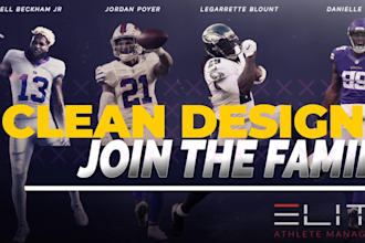 design professional sport flyer, poster, graphic for you