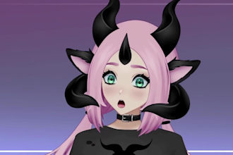 draw and rig nsfw vtuber live2d model vtuber model commission anime vtuber