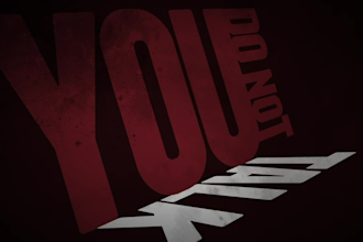 create your kinetic typography video