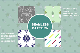 design textile print seamless pattern