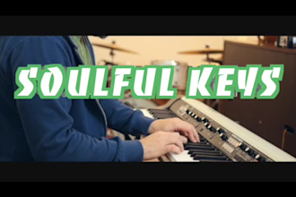 record soulful piano, keyboards or synths in your song