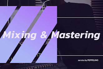 bring your song to life with top notch mixing and mastering, techno