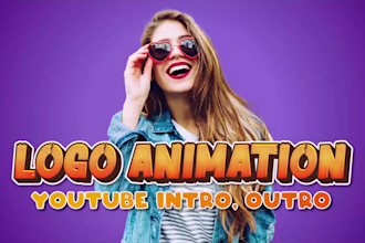 create amazing logo animation, youtube intro, promo video