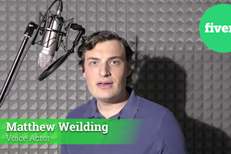 be the voice actor for your character