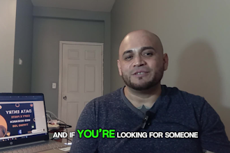 be your virtual assistant for data entry, web research