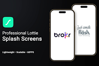 create a lottie json animation for your ios, android, or web app