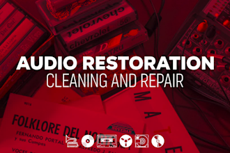 restorate and clean your noisy audios
