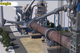 create 3d industrial animation machinery equipment and production line workflow