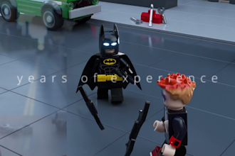 create studio like 3d lego animations
