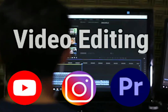 be your video editor for youtube video editing