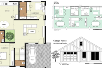 do architecture plan and furniture layout