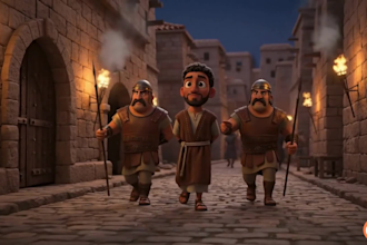 do ai bible story, 3d ai animation, ai bible storytelling, 3d bible story video