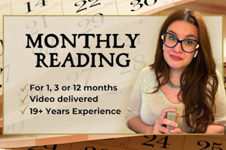give you a general monthly forecast tarot reading