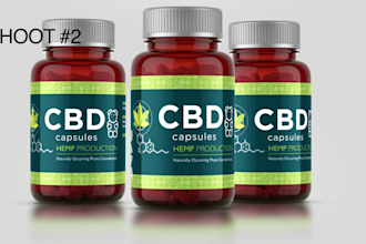 animate a 360 shoot ad of your pill bottle product