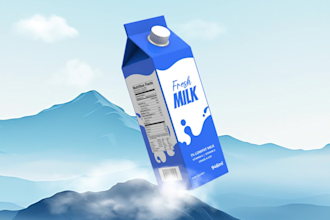 do realistic 3d product rendering and mockup design