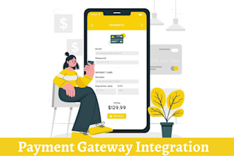 integrate payment gateways like klarna, paypal, stripe, and google pay etc