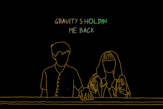 create trendy animated hand drawn lyric video