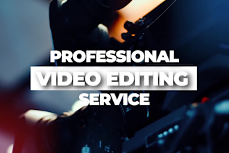 professionally edit your event recap and highlight video