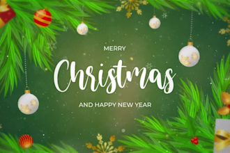 create a christmas photo slideshow video