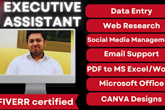 personal administrative virtual assistant, general executive research assistant