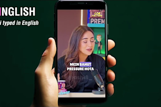 create hindi and tamil captions for short reels