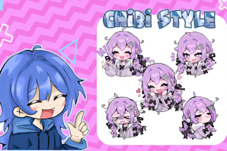 draw customs pfp from any game character anime,chibi,logo
