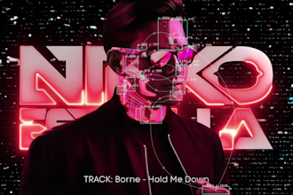 create visuals animation for dj live performance techno edm