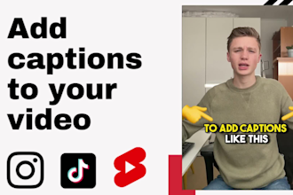 edit tiktoks, reels and shorts with captions