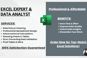 clean, format and design excel workbook